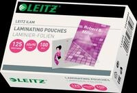 LEITZ 73690002 - Laminierfolien, f&uuml;r Visitenkarte, 90 x 60 mm, 100 St&uuml;ck