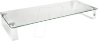 LOGILINK BP0027 - Monitorst&auml;nder, Glas, 560 x 210 mm