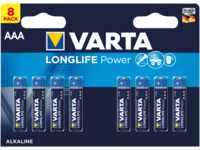 VAR AL8 MICRO - Alkaline Batterie Longlife Power, AAA (Micro), 8er-Pack