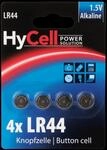 HC 4XLR44 - Alkaline Knopfzelle, 140 mAh, LR44, 4er-Pack