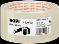 NOPI 57952 - Packband, 66m x 50mm, transparent