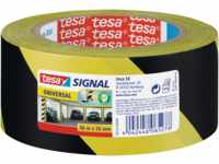TESA 58133 - Klebeband tesa® Signal Universal, 66 m x 50 mm, gelb/schwarz