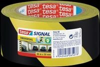 TESA 58133 - Klebeband tesa&reg; Signal Universal, 66 m x 50 mm, gelb/schwarz