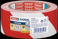 TESA 58131 - Klebeband tesa&reg; Signal Premium, 66 m x 50 mm, rot/wei&szlig;