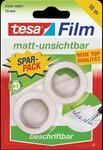 TESA 57649 - tesafilm&reg; matt-unsichtbar 10m x 19mm / 2 Rollen