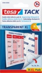 TESA 59404 - tesa&reg; TACK doppelseitige XL Klebepads, 36 St&uuml;ck