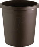 HELIT H61058-75 - Papierkorb 18 Liter, braun