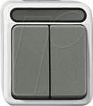 EL ME 31158029 - Aquastar, Serienschalter, 1-polig, lichtgrau