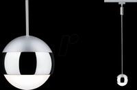 PLM 95457 - URail LED Pendel Capsule II, 439 lm, 6,3 W, 2700 K, dimm, chrom/