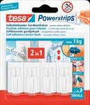 TESA 58034 - tesa&reg; Powerstrips&reg; Gardinenhaken 2in1, wei&szlig;