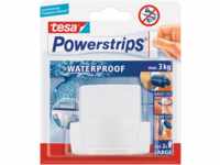 TESA 59704 - Powerstrips® Waterproof Duohaken Wave, weiß
