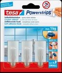 TESA 57544 - tesa&reg; Powerstrips&reg; Haken Trend, matt chrom