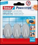 TESA 57519 - tesa&reg; Powerstrips&reg; Haken Oval matt-chrom
