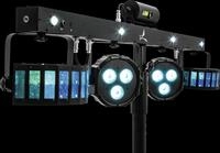 EURO 51741090 - 2 Derbys, 2 Spots, Strobe-LEDs, Laser