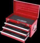 KS 891.0003 - Werkzeugtruhe mit 3 Schubladen-rot, L508xH255xB303mm