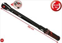 KS 516.1572 - 1/2'' ERGOTORQUE&reg;precision Ratschen-Drehmomentschl&uuml;ssel, 60-320Nm