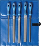 PFERD 11800543 - Werkstattfeilen-Set WR 5-tlg. in Rolltasche, 250mm, Hieb 3