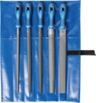 PFERD 11800551 - Werkstattfeilen-Set 5-tlg. in Rolltasche, 300mm, Hieb 1
