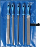 PFERD 11800552 - Werkstattfeilen-Set 5-tlg. in Rolltasche, 300mm, Hieb 2