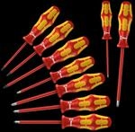 WERA 05133355001 - Schraubendrehersatz Kraftform Plus, gemischt, 9-teilig