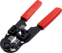 LOGILINK WZ0004 - Crimpzange f&uuml;r RJ45 CAT5/CAT6/CAT6A Modularstecker, mit Abschnei