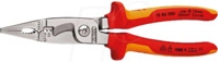 KN 13 86 200 - VDE- Elektro-Installationszange, 200 mm