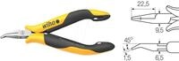 WIHA 26802 - ESD Flachrundzange Professional, gebogen, 120 mm