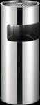 DURABLE 337323 - Abfallbeh&auml;lter mit Ascher, 17 l, rund, schwarz