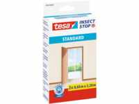 TESA 55679 WS - tesa® Insect Stop, Türen, 2x 0,65 m x 2,20 m, weiß