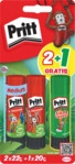 PRITT 9HPBS2B - Klebestift, das Original, 2x 22g, 1x 20g gr&uuml;n