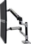 ET 45-248-026 - Ergotron LX Dual Monitor Arm Aluminium - Tischhalterung