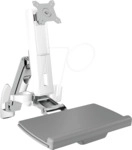 ICY IB-MS600-W - Monitor Halter, 1 Display, Tastatur, Maus, Wandmontage