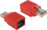 DELOCK 65025 - Adapter RJ45 Crossover Stecker/Buchse