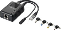 LEVELONE OS1002 - PoE Splitter, Fast Ethernet