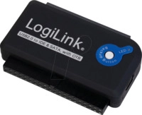 LOGILINK AU0006D - Adapter USB 2.0 > IDE/SATA mit Backup Funktion