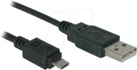 AK 676-AB - USB 2.0 Kabel, A Stecker auf Micro B Stecker, 1,0 m