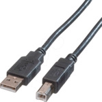 ROLINE 11028830 - USB 2.0 Kabel, A St. auf B St., 3,0 m