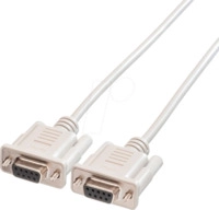 ROLINE 11015918 - Kabel Seriell, 9-pol RS-232, Buchse/Buchse, 1,8 m