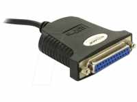 DELOCK 61330 - USB 1.1 Konverter, A Stecker auf Sub-D 25 Pin Buchse