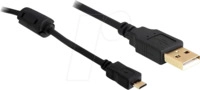 DELOCK 82299 - USB 2.0 Kabel A Stecker > Micro-B Stecker, 1 m