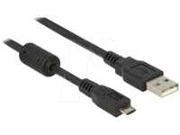 DELOCK 82336 - USB 2.0 Kabel, A Stecker auf Micro B Stecker, 3 m