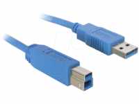 DELOCK 82581 - USB 3.0 Kabel, A Stecker auf B Stecker, 3 m