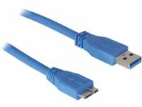 USB3 A-A-MIC2 BL - USB 3.0 Kabel, A Stecker auf Micro B Stecker, 2 m