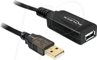 DELOCK 82308 - Aktives USB 2.0 Verl&auml;ngerungskabel, 5 m