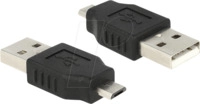 DELOCK 65036 - USB micro B Stecker auf USB 2.0 A Stecker