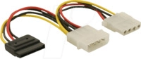 AK 3197 - S-ATA Stromadapter gerade, +5,25