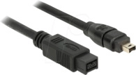 DELOCK 82589 - Firewire B 9 Pin Stecker / 4 Pin Stecker 2,0 m