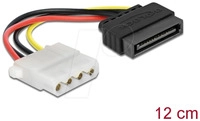 DELOCK 60115 - SATA 15pin Stecker > 4pin Molex Buchse, 12cm
