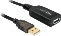 DELOCK 82689 - USB 2.0 Kabel, A Stecker auf A Buchse, 15 m
