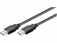 GOOBAY 93928 - USB 3.0 Kabel, A Stecker auf A Stecker, 1,8 m
